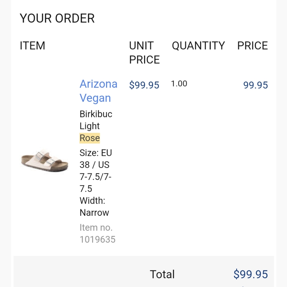 Birkenstock Women's Arizona Vegan Birkibuc Light Rose EU 38 US 7-7.5 Regular - Picture 8 of 8